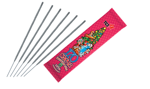  Бенгальские свечи 6 шт 170 мм в пакете  в Большое Камени